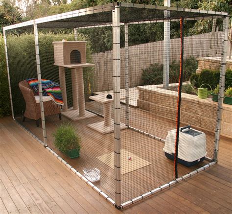 outdoor metal cat enclosure|large cat pens for outdoors.